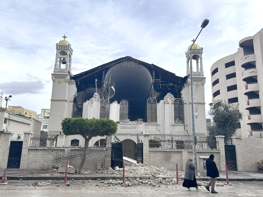 zerstörte Nikolaus-Kirche in Iskenderun