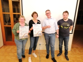P. Stefan Stöhr (2.v.r.) stellte bei der Verwaltungsleitertagung im Oktober 2024 das Thema Energie in den Mittelpunkt