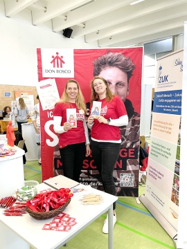 Auf dem Career Day in Benediktbeuern war auch das Jugendhaus Penzberg vertreten.