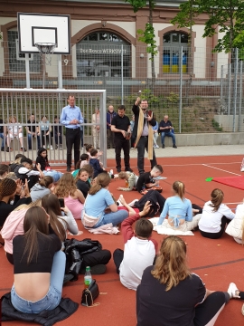 Einweihung des Sportplatzes beim Don Bosco Jugendwerk Trier