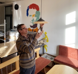 Glühbirnenwechsel im Aktionszentrum