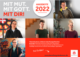 Einladung Mit Mut. Mit Gott. Mit Dir. Salesianer Don Boscos Oktober 2022