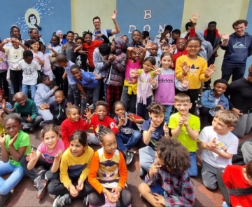 Ministrantinnen und Ministranten Pfarrgemeinde Christkönig Flieden unterstützen mit dem Spendenlauf die Kinder und Jugendlichen des Don Bosco Learning Centers in Istanbul