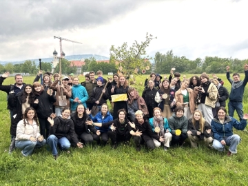 Jugendliche konnten sich bei der Jugendkonferenz „Klimaschutz mit Demokratischen Mitteln“ über ihr aktives Engagement im Klimaschutz austauschen.