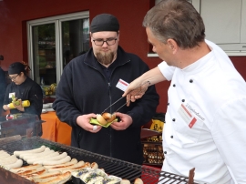 Bratwurststand Frühlingsmarkt