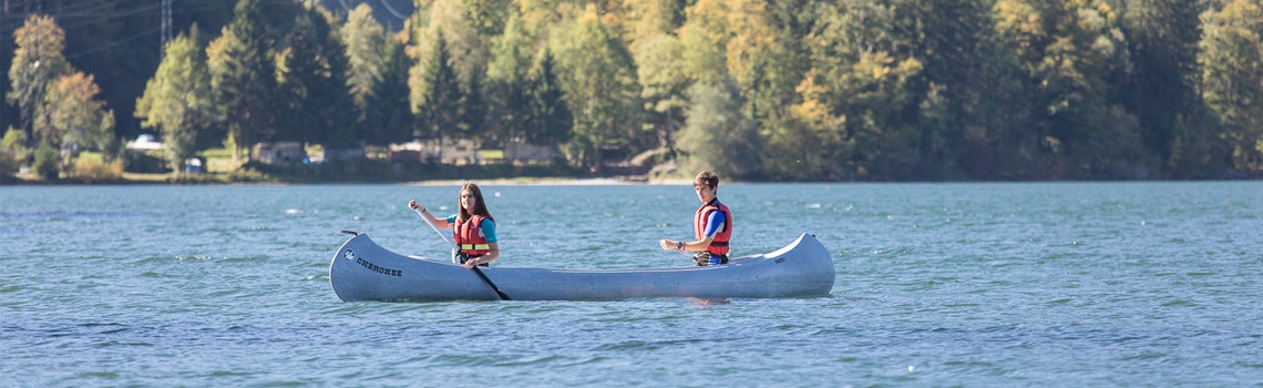 Kanufahren auf dem Kochelsee